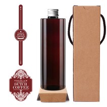 갈색 페트병 500ml ACL500 + 알루미늄 C캡 실버 + 병라벨 LB2 + 캡봉인라벨 + 박스 + 박스봉인라벨, 10세트