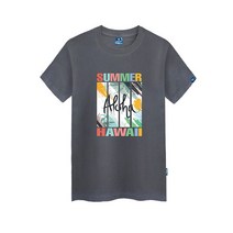 진마니아 알로하 하와이 라운드 빅사이즈 반팔티 TS-379