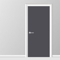 유니크만능시트벽지 붙혔다 떼었다 가능 현관문 시트 2p, 단색 딥워터