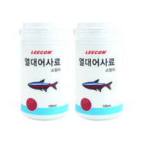 리컴 소형 열대어 사료, 100ml, 2개
