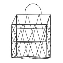 블럭마트 홈데코 스칸디나비아 바구니, 블랙, 1개