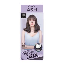 미쟝센 헬로 염색 크림, 7CA 쿨애쉬, 1개
