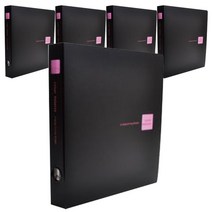 칼라 파렛트 D링 바인더 3cm 3공, 핑크, 5개