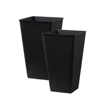 러버플랜터06 FRP화분 2p, BLACK WASH