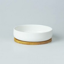 미미네아쿠아 큰 원형 화분 2p, 화이트
