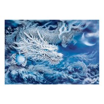 케이엠엘리 청룡 3D 비즈 DIY 키트 액자형 원형큐빅 50 x 40 cm, 혼합색상, 1세트