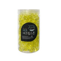 삼호유리 데코 아크릴스톤 소 노랑, 1개
