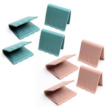 피아 실리콘 핸디 냄비손잡이 2종 x 4p, 카키, 인디핑크, 1세트