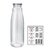 트라이탄 물병 20p + 스티커 4p, 실버, 1L