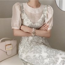 로엔나 플라워 슬립 롱원피스