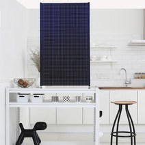 타공판닷컴 철제 파티션 결합형 가로 80cm x 높이 130cm, 1개, 네이비블루