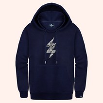 진마니아 번개 타이거 루즈핏 후드 티셔츠 TG-327