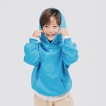 레인보우키즈 아동용 데일리 심플 후드 티셔츠