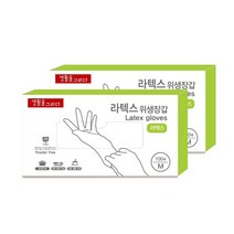 생활을그리다 라텍스장갑 M, 중(M), 2개