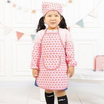 코니아일랜드 아동용 방수 앞치마 + 파우치 랜덤발송 세트