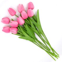 리드홈 조화 소프트 튤립 10p, 핑크