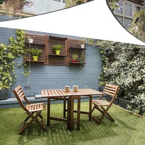 워터판타지월드 썬세이드 삼각 그늘막 천막 3m x 3m x 3m, 흰색, 1개