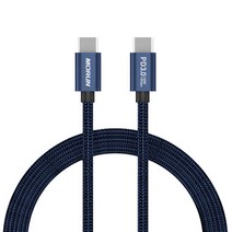 모런 USB 3.1 10G C to C PD 100W 고속 충전 케이블 50cm, 혼합색상, 1개