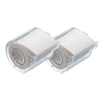 모모팝 메모롤 접착 점착 메모지 50mm, 아이보리, 2개