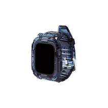 비쉐르 에어리트 애플워치 1 실리콘 일체형 밴드 스트랩 (42mm 호환 가능), 네이비, 1개
