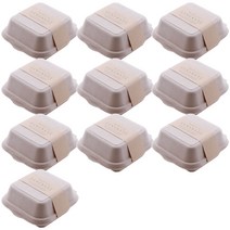 원터치 펄프 종이 일회용 도시락 + 띠지 세트 b003, 1개