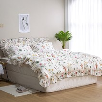 코튼뷰 마들렌 캉캉프릴 광목 순면 차렵이불 세트