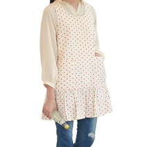 세맘스 메리도트 앞치마 M, 레드, 1개