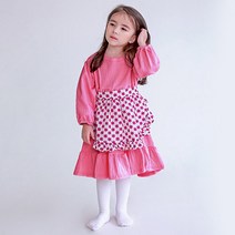 여아용 다이프런 원피스 세트