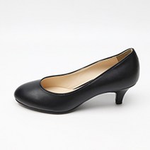 둥근코 세모굽 펌프스 여성구두 5.5cm 74078