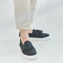 로건테슬 누벅 스티치 여성슬립온