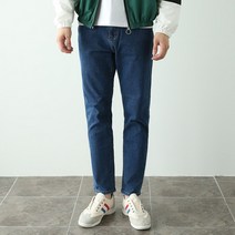 제제 남성용 히든밴딩 10수 스판 데님팬츠