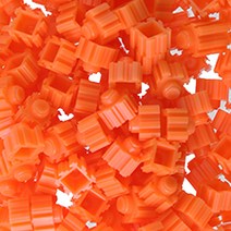 아토블럭 디폼 나노블럭 ADF200 8mm 200개입 x 10p, 오렌지