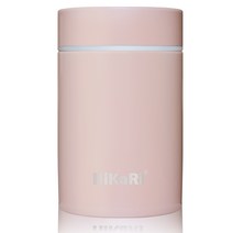 HiKaRi 스텐 보온 도시락통, 핑크, 280ml