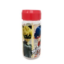 르번 레이디버그 손잡이보틀, 핑크 레드, 380ml