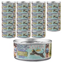 로투스 캣 그레인프리 주식캔 24p, 정어리, 78g, 24개