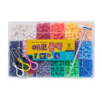 에코블럭 10mm 16종 세트, 혼합색상