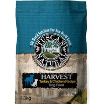 토스칸 하베스트 터키 & 치킨 독 푸드, 칠면조, 13kg, 1개