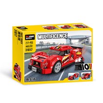 데쿨 자동차 변신 레고호환블록 31017, 혼합색상