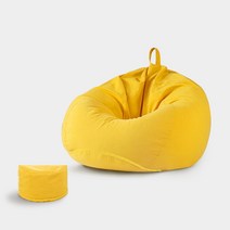 가팡 좌식의자 + 발매트 세트 09번, 옐로우