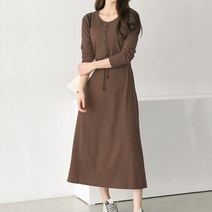 밸리 스트링 임산부 원피스