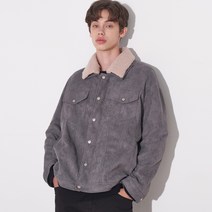 브이투 남성용 402 OVERFIT SUEDE FUR TRUCKER 자켓