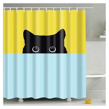 알럽홈 애니멀 프린팅 파티션 방수 샤워커튼 AK12-14 150 x 180 cm, 1개