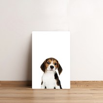 팬물산 액자 테이블 소, 비글