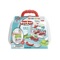 2in1 리틀 닥터 가방 메디컬 의사 병원놀이 xic008935a, 혼합색상