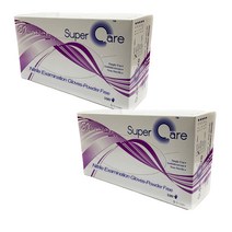 슈퍼케어 니트릴 장갑 블랙 S 100p + L 100p, S+L, 1세트