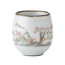 기헌 산수 여요 월백 원융 찻잔 2214692, 1개