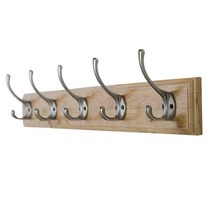 가팡 원목 후크 벽행거 JGGA013 04번, 우드, 1개