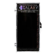 갤럭시 프리미엄 밍크 인조 속눈썹 C컬 가는모 0.1mm 12mm, 블랙, 1개