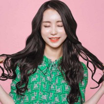 픽앤웨어 똑딱이 붙임머리 피스 세팅펌 L, 내츄럴 브라운, 1개