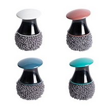 PINMOO 나노섬유 볼 수세미 색상 랜덤발송, 1개입, 4개